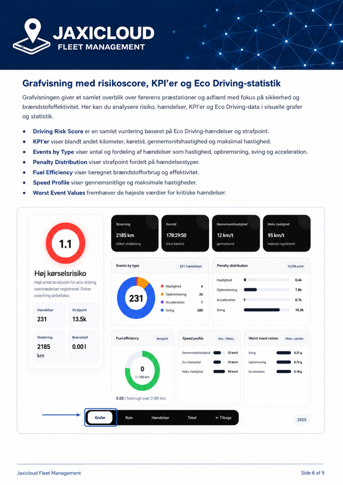 Risikoscore og grafer – manualens side 6